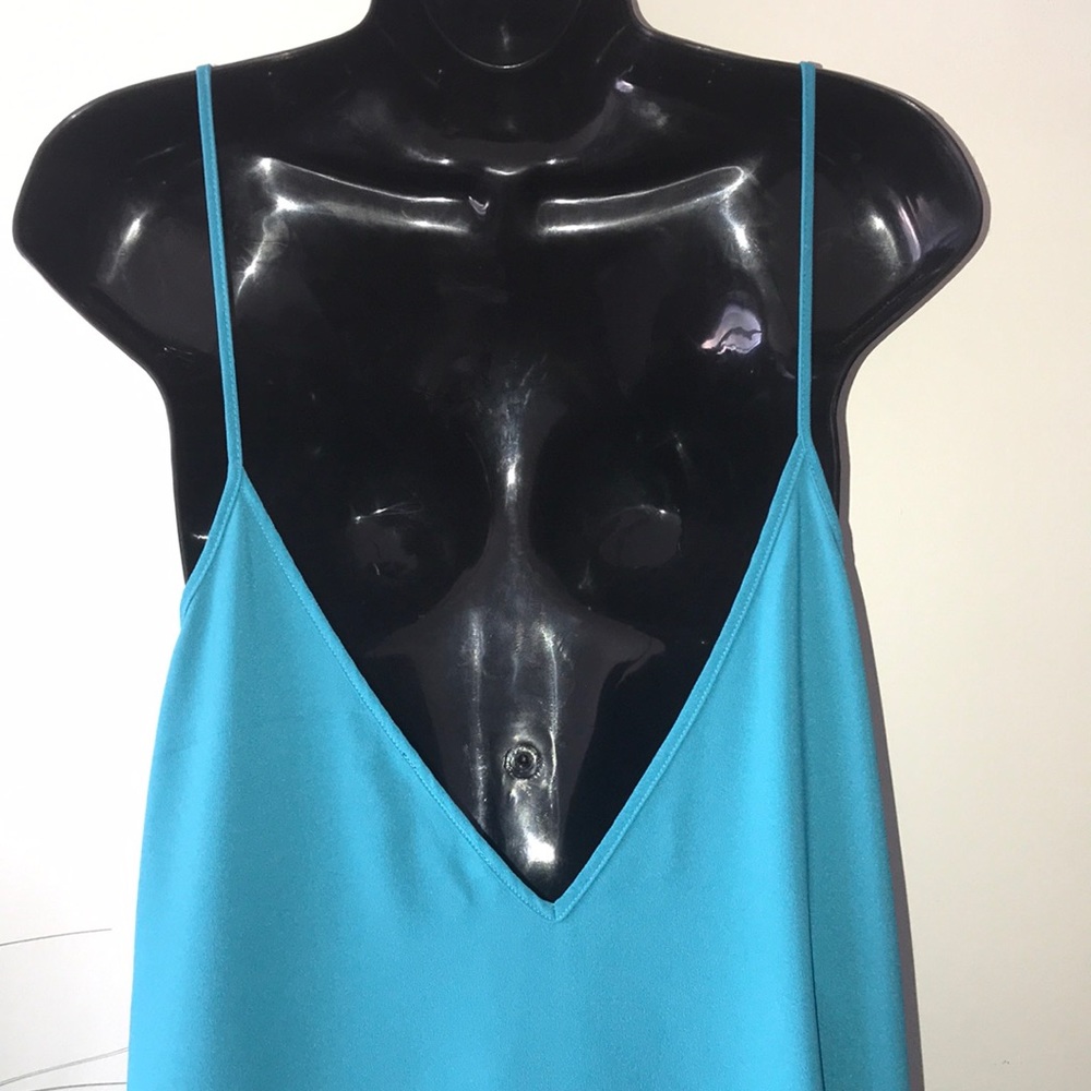 Teal Double Split Maxi Dress - image 7